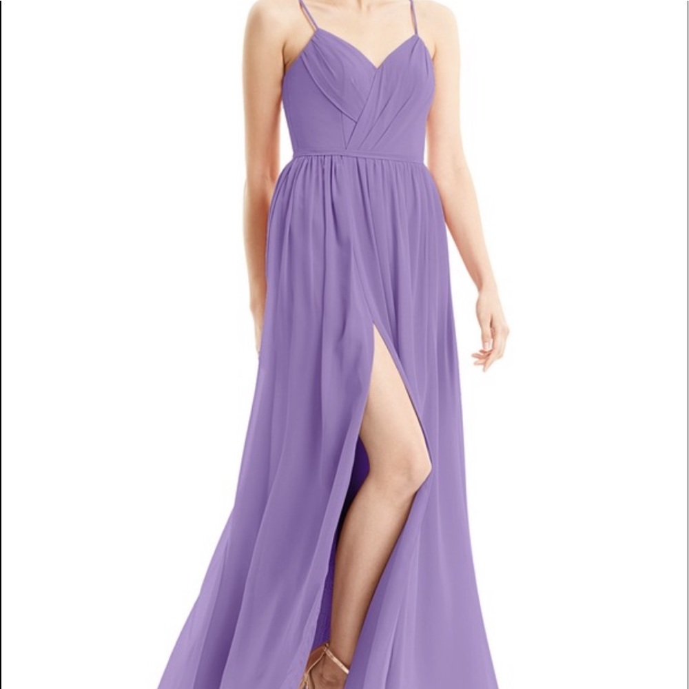 Azazie Cora Dress in Tahiti (purple)